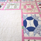 Vintage 1930s Autograph Signature Friendship Handmade Embroidered Quilt 60x80 