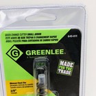 Greenlee 645-011 Quick Change Cutter Shank Small Arbor 3 8 Chuck Carbide 05752