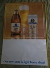 Schlitz Light Beer Vintage Poster Jos Schlitz Brewing Co Nos 1978