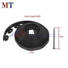 60ft Easy Flex L-shaped No-dig Landscape Edging 1 5  With 24 Anchoring Spikes