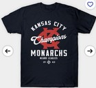 1942 Kansas City Monarchs Negro League Champs Defunct Vintage Baseball T-shirt