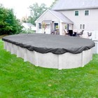 15  X 30  Oval Above Ground Swimming Pool Winter Cover 20 Year - Dove Gray