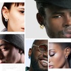 2pcs Men Women Stainless Steel Hoop Spike Rivet Punk Earrings Hinged Ear Studs