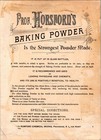 1885 Victorian Rumford Baking Powder By Rumford Chemical Works Lg Trading Card