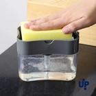 Kitchen Dish Soap Dispenser With Sponge Holder Liquid Soap Pump