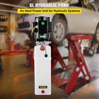 6 Quart Car Lift Hydraulic Power Unit 220v Ac For Two Post Lift Pump 2750psi