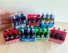 Miniature Dollhouse 6 Pack Carrier Beer Budlight Modelo Michelob Coke Bottles