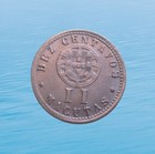 Portuguese Angola 2 Macutas 1927 Km 67  205 