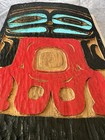North West Native Cedar Carving  Hand Carved And Painted