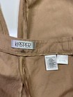Kasper Size 18 Tan Dress Pants Pockets Cropped
