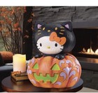 15  Hello Kitty Jack-o-lantern Pumpkin Halloween Figurine Glow In The Dark Decor