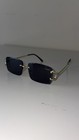 Cartier Big C Diamond Cut Black Frameless Lens