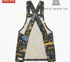 Hedley   Bennett Rifle Paper Co  Pinafore Apron English Garden Smock Floral Nwt