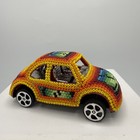 Miniature Huichol Art Volkswagen Vocholito Beaded Art