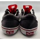 Vans Ward Low Top Sneakers Youth 6 5 Grey Red White Jersey Skate Shoes