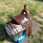 Antique John Clark   Son Portland Leather Saddle Over 100 Years Old Real Nice