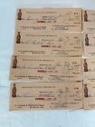 Lot X8 Monticello Coca Cola Bottling Co Cancelled Check 1940 Farmers Bank