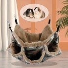 Small Animal Cage Hammock Tunnel Bed For Guinea Pig  Rat  Ferret   Squirrel Toys
