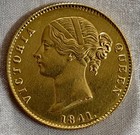 East India Company 1841 Gold Mohur 11 66gm-top Grade Coin Delivery In India Only