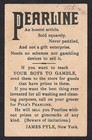 Victorian Trade Card the Unexpected Visitor pearline Soap For Washing   Cleaning