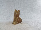 Antique Chinese Hand-carved Old Hetian Jade Lovely Dog Statue Pendants Amulet