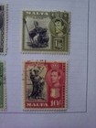 Malta Kgvi Definitive Stamps 1938     Used Collection Page     Scenic   Allegorical