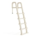 5 Step Ladder With Handrails Of 300 Lbs Capacity For 44in Swimming Pools