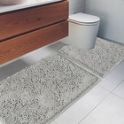 Bathroom Rugs Chenille Bath Mat 2 Piece Set  Super Absorbent  Strong Pvc Non    