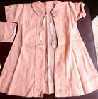 Vintage Toddler Or Baby Girl Clothes Dress Gown Blouse Shirt Pretty Pink
