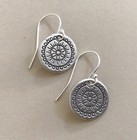 New Sterling Silver Handcrafted Sundance Charm Artisan Jewelry Earrings