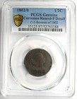 1802 0 Draped Bust Half Cent 1 2c - Certified Pcgs Fine Details - Rare Date 