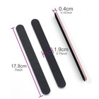 Double Sided Manicure Nail File Buffer 100 180 Grit Pro Emery Boards Files Toe