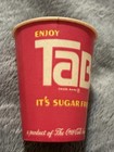 Vintage Tab Sugar Free Pink Waxy Sample Cup  Sweetheart Of Baltimore  Md   2 3 4   