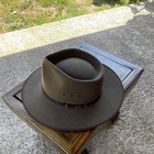 Akubra Cattleman Fur Felt Brown  Western Hat Size 59 Adult