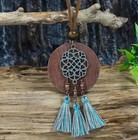 Bohemian Patina Tassel Jewelry Set  Pendant Necklace And Dangle Earrings