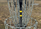 Disc Golf Basket Chain Suppressor - Basket Silencer - Targeting Stripes