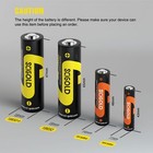 2pcs Rechargeable Li-ion Battery 3 5ah For 3 6v High-power Flashlight   Fan