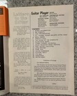Vintage Guitar Player Magazine Aug 1967 Vol 1 No 2     The Byrds  Vg   Nf - Rare