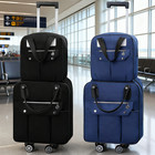 Rolling Carry-on Duffel Bag Wheeled Underseat Trolley Travel Luggage For Trip