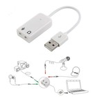 Usb 2 0 To 3 5mm Mic Headphone Jack Stereo Headset 3d Sound Card Audio Adapter