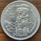 Canada Silver Dollar 1958   tm1047