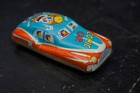 Very Nice Vintage Lithograph Litho Japanese 1735 Tin Comic Car Toy Friction Auto
