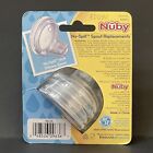 Nuby Trainer Sipeez Cup Replacement Spouts 2 Pack No-spill Soft Silicone Sealed
