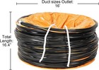 Alorair 5m 16  Pvc Flexible Duct Hose Easy Storage For Cleanshield Hepa 550
