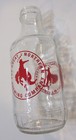Great Northern Brewing Whitefish Mt Red Cowboy Bucking Bronco Horse Glass Bottle