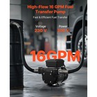 Uimoso 110v Electric Oil Transfer Pump For Diesel  Fuel And Kerosene  16gpm Flow