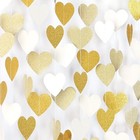 Heart Paper Garland Banners Party Decorations Wedding Shower Event 52ft New