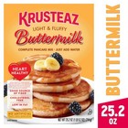 Krusteaz Heart Healthy Buttermilk Pancake Mix 25 2 Ounce Fluffy And Easy