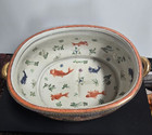 Antique Chinese Export Foot-soaking Basin Vessel  13 Factories Of Guangzhou 