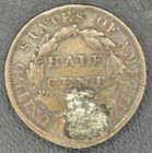 1833 Half Cent   Classic Head   1 2 Penny cent   Copper U s  Coin   1h3094